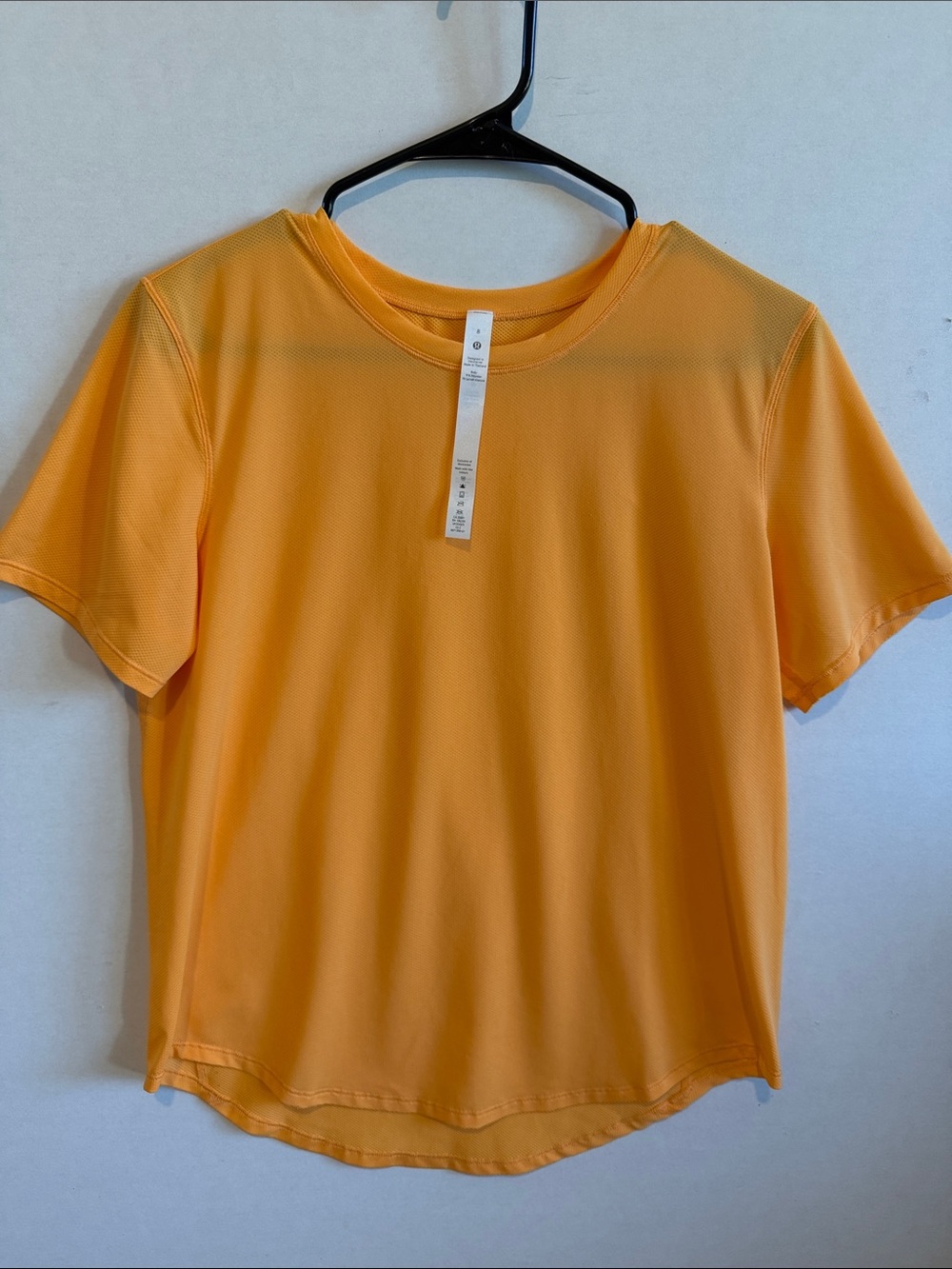Lululemon Short-Sleeve Top in Orange